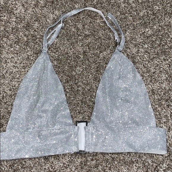 sparkle bralette tops